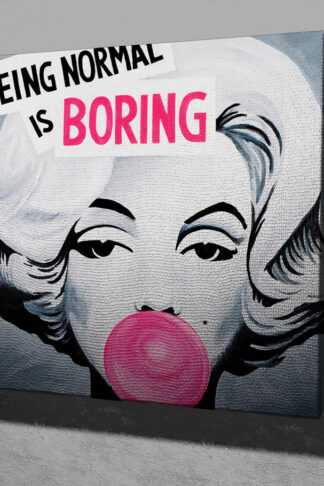 ASIR Obraz na plátne BORING 45 cm