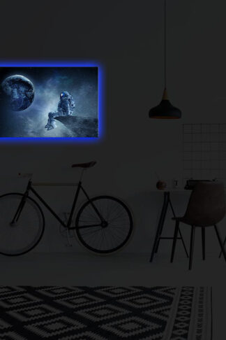 ASIR Obraz na plátne ASTRONAUT s led osvetlením 45 cm