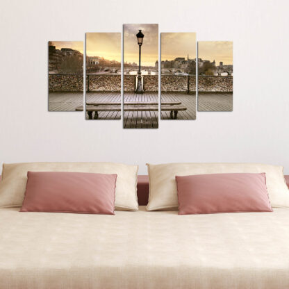 ASIR Súprava nástenných obrazov LAMPA 110 cm MDF