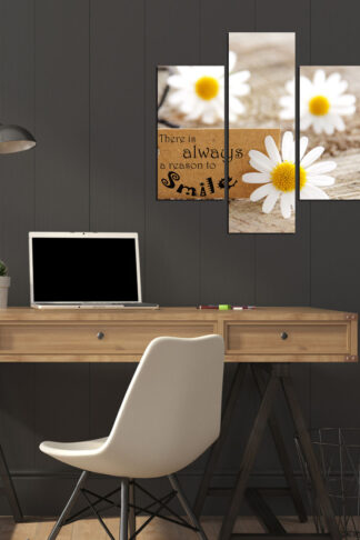 ASIR Sada nástenných obrazov SEDMOKRASKA 20 cm MDF