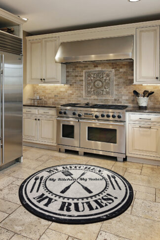 ASIR Koberec 140 cm MY KITCHEN biely
