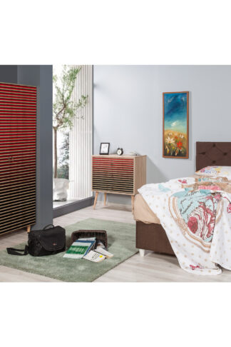 ASIR Šatníková skriňa STILL STRIPE dub sonoma