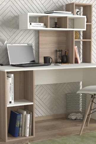 ASIR Písací stôl CORAL white cordoba