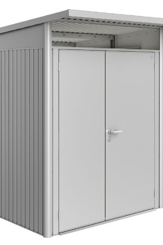 Biohort Záhradný domček BIOHORT Avantgarde A4 duo 180 × 340 cm (strieborná metalíza)