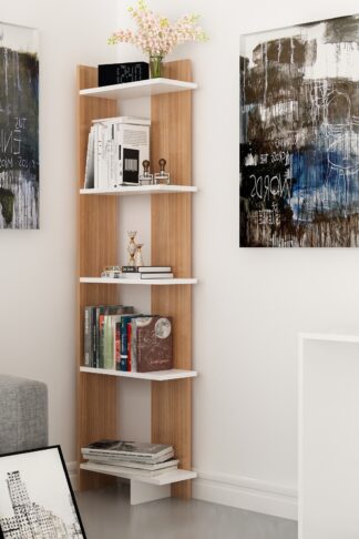 ASIR Regál ALS teak biely
