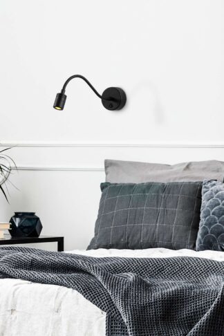 ASIR Nástenná lampa READING čierna
