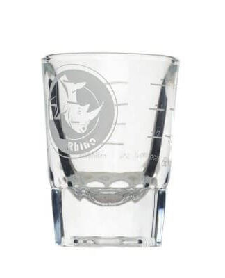 Rhinowares sklenená odmerka na espresso 60 ml