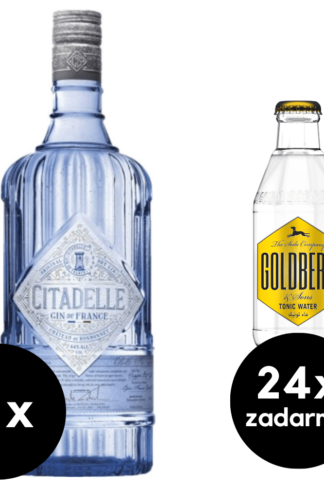 6 x Citadelle Gin Original Magnum + 24 x Goldberg Tonic zadarmo