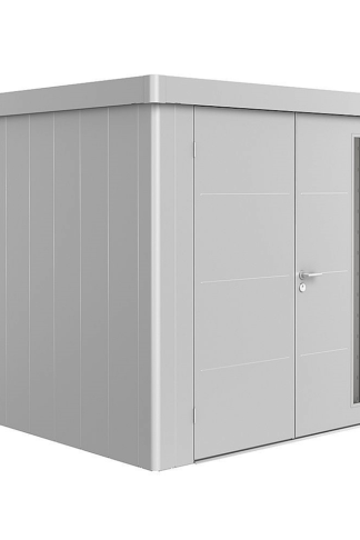 Biohort Záhradný domček BIOHORT Neo 2B duo 236 × 236 cm (strieborná metalíza)