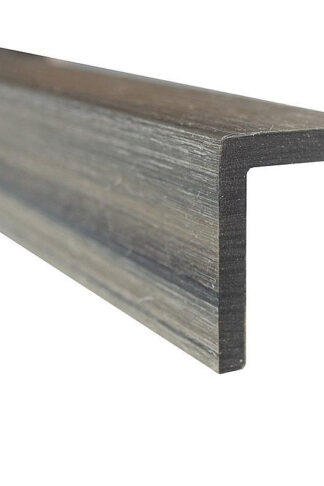 Ukončovacia lišta WPC UNVOC COEX extrudovaná šedá HAG004 50 x 50 x 2200 mm