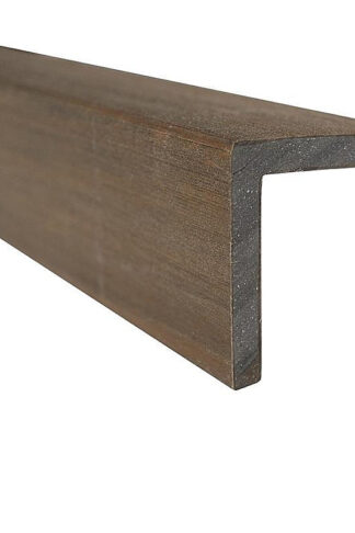 Ukončovacia lišta WPC UNVOC COEX extrudovaná hnedá HAG002 50 x 50 x 2200 mm