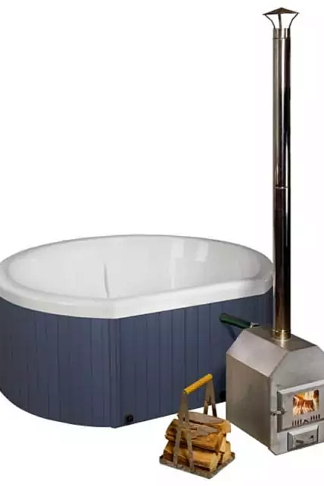 Deokork Drevená kaďa Hot tub WAVE (900L)