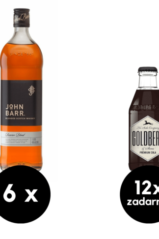 6 x John Barr Reserve + 12 x Goldberg Premium Cola zadarmo