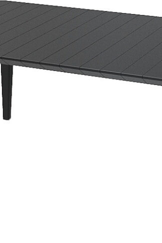 Deokork Záhradný plastový stôl LIMA 157x80 cm (antracit)