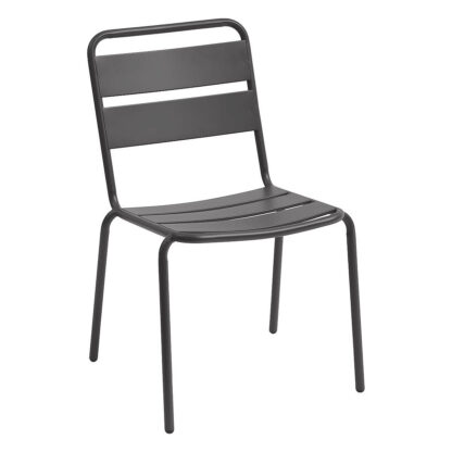 Hliníková stolička RUBBY (antracit)