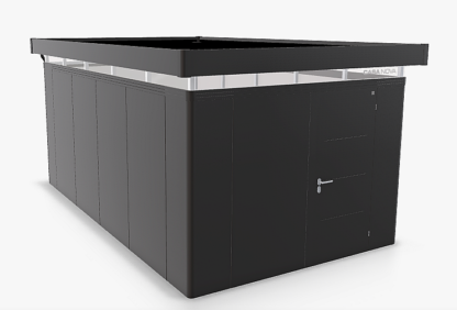 Biohort Záhradný domček BIOHORT Casanova 330 × 530 cm (tmavo šedá metalíza) Orientácia dverí vľavo
