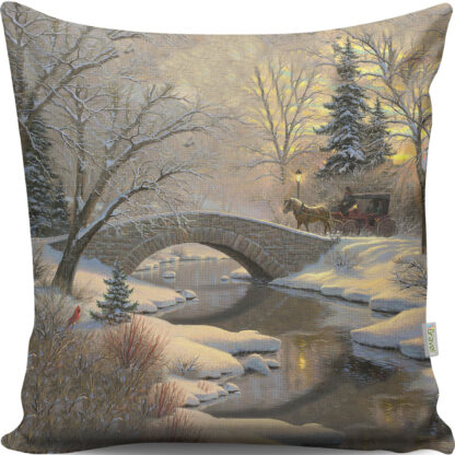 ASIR Vankúš ZIMNÁ KRAJINA 43 cm polyester-bavlna