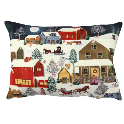 ASIR Dekoračný vankúš ZIMNÝ MOTIV 33 cm polyester-bavlna