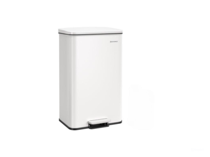 SONGMICS Odpadkový kôš 40 l biely