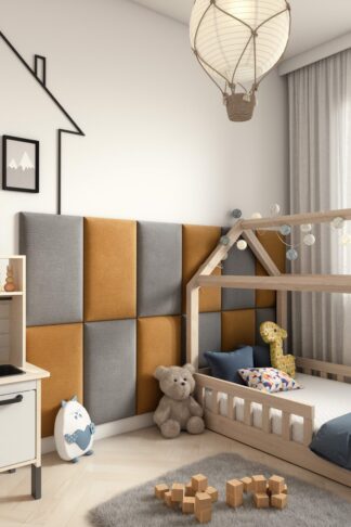 Eltap Čalúnený panel SET QUADRATTA 180x100 okrová