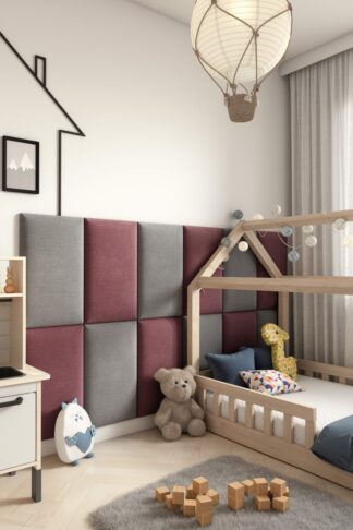 Eltap Čalúnený panel SET QUADRATTA 180x100 ružový