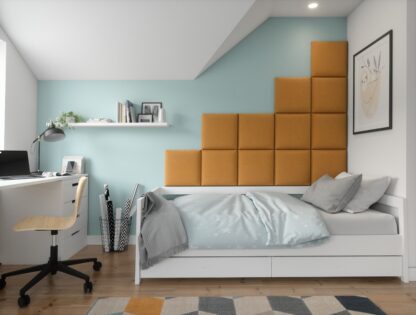 Eltap Čalúnený panel SET QUADRATTA 200x160 okrová