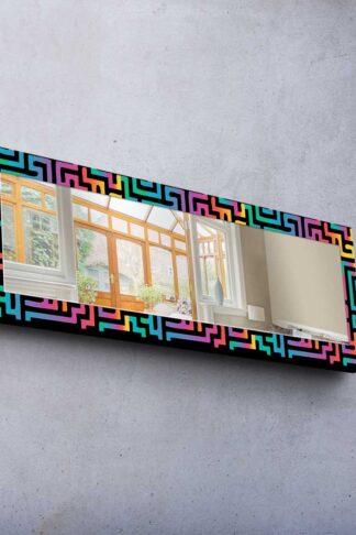 ASIR Dekoratívne zrkadlo VIRTUÁLNY NEON 40 x 120 cm