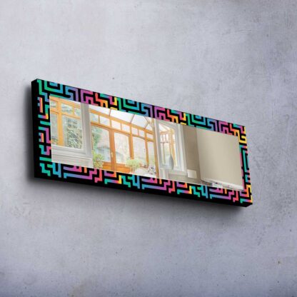 ASIR Dekoratívne zrkadlo VIRTUÁLNY NEON 40 x 120 cm