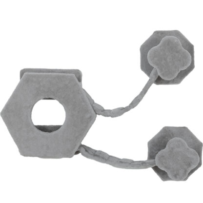 PAWHUT Nástenný pelech pre mačky s mostíkom 3D sivý