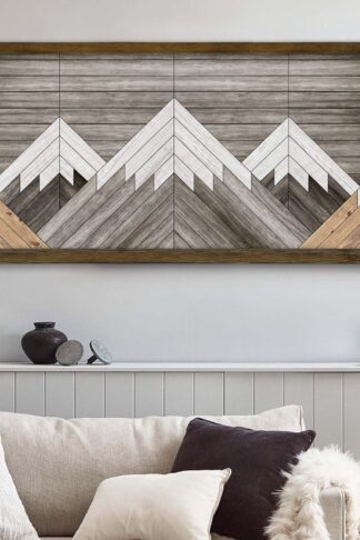ASIR Nástenný obraz HORY II MDF 120 cm